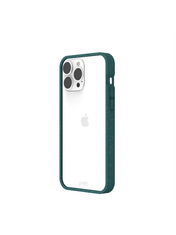 Pela Clear - iPhone 13 Pro Max case - Green