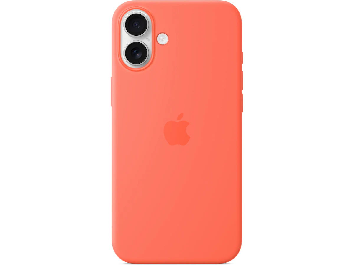 Apple iPhone 16 Plus Silicone Case with MagSafe - Tangerine