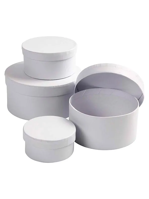 Creativ Company Round Cardboard Boxes 4 sizes