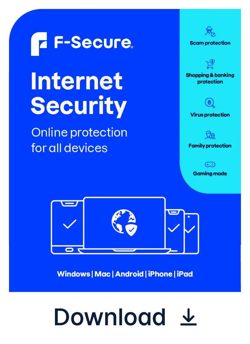 F-Secure Internet Security - subscription licence (2 years) - 15 devices - Elektronisk