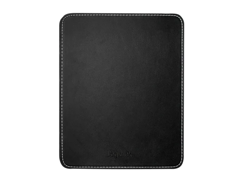 LogiLink Mousepad in leather design black