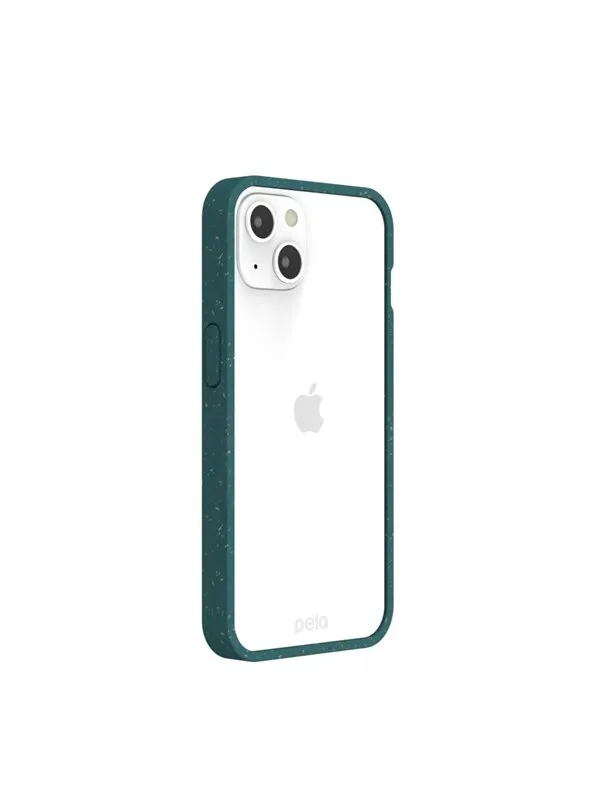 Pela Clear - iPhone 13 case - Green
