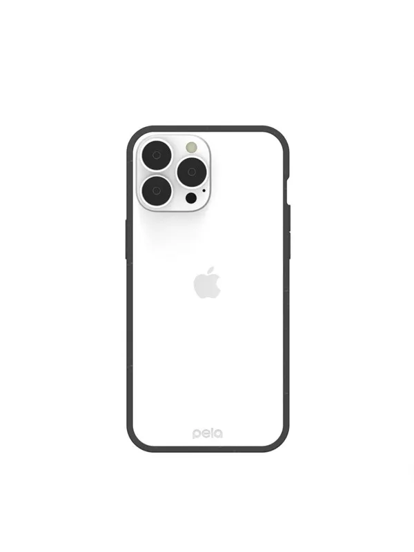 Pela Clear - iPhone 13 Pro Max case - Black