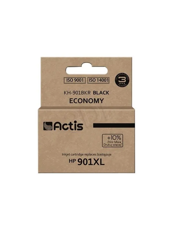Actis KH-901BKR - black - compatible - ink cartridge (alternative for: HP 901XL HP CC654AE)