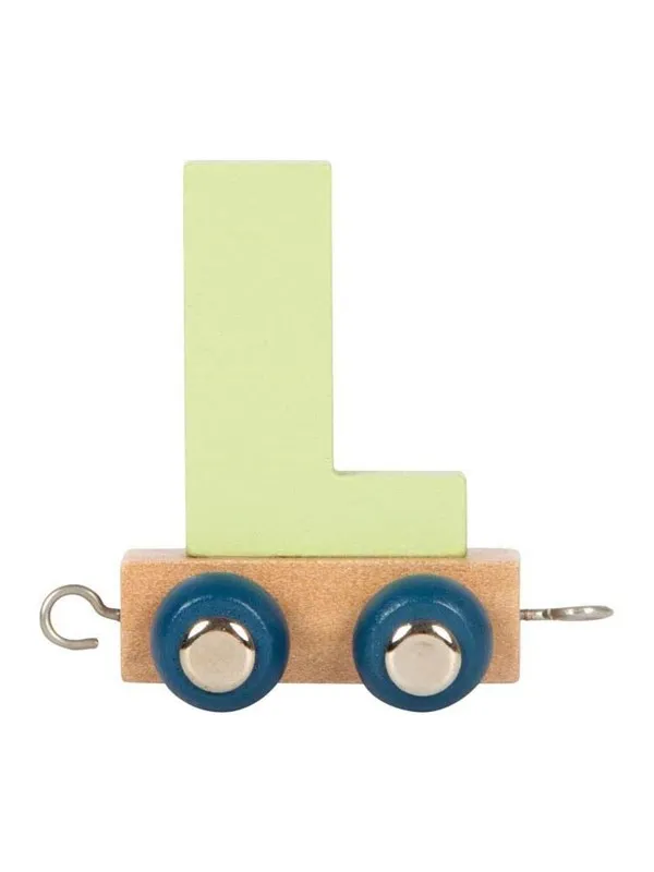 Small Foot - Wooden Letter Train Polar - L