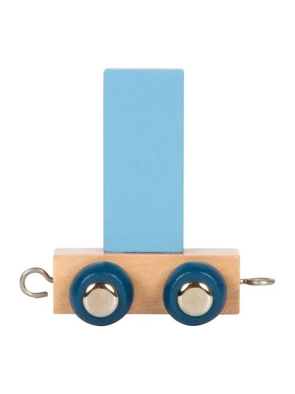 Small Foot - Wooden Letter Train Polar - I