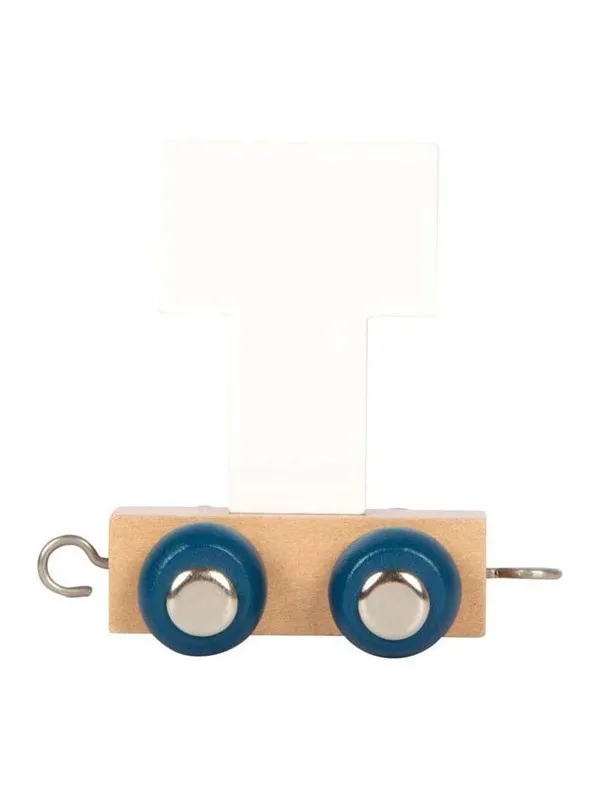 Small Foot - Wooden Letter Train Polar - T