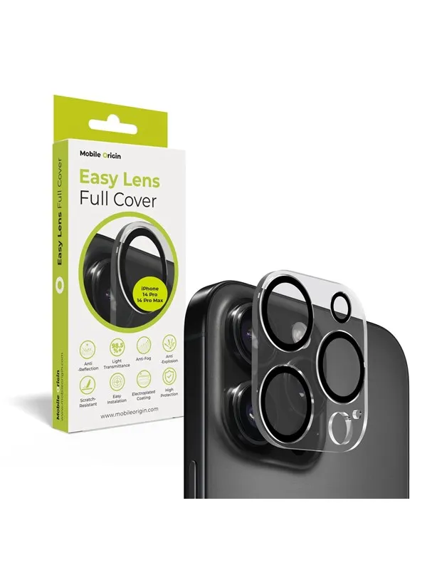 Mobile Origin Easy Lens  full cover - clear - iPhone 14 Pro / 14 Pro Max