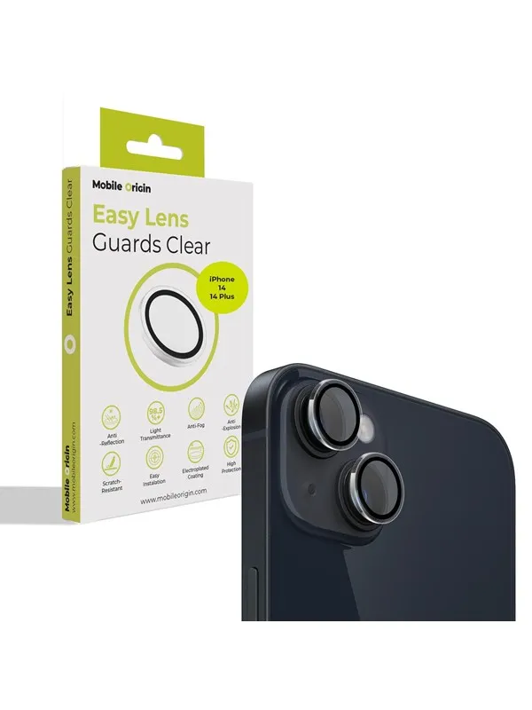 Mobile Origin Easy Lens guards - clear -  iPhone 14/14 Plus