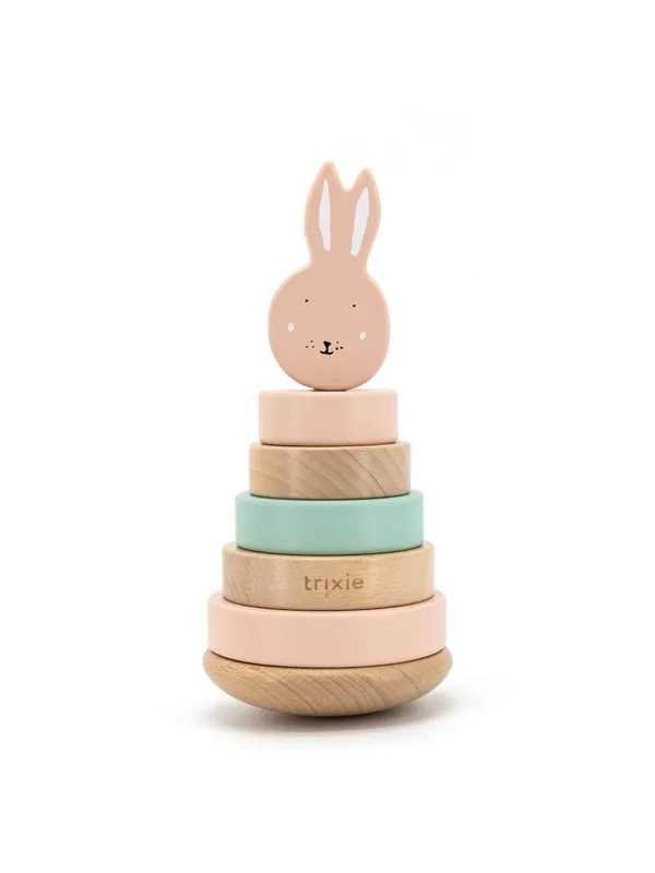Trixie Wooden Stacking Tower - Mrs. Rabbit