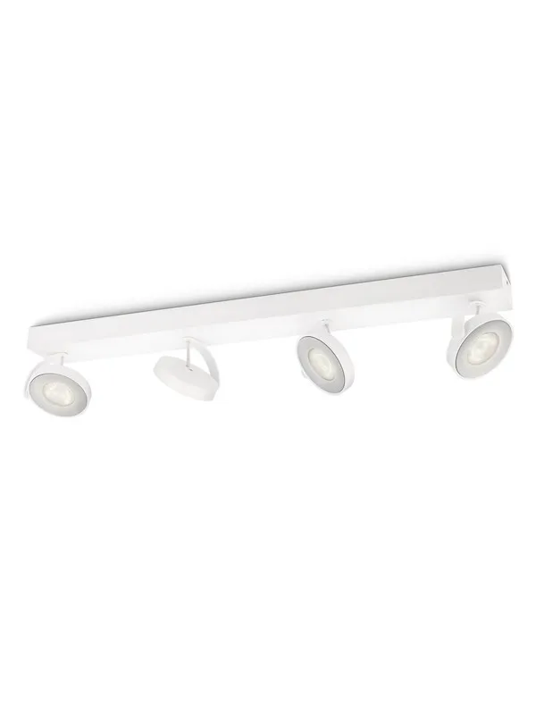Philips Clockwork spot rail 4x5W 2700K white