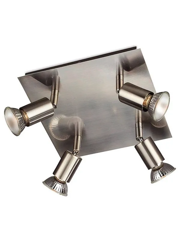Philips CARREA plate/spiral nickel 4x50W 230V