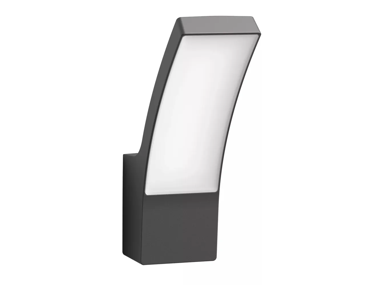 Philips Splay outdoor wall lamp 12W 2700K anthracite