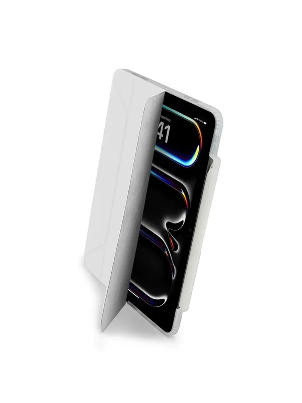 Pipetto iPad Pro 13 (2024) Origami No3 Pencil Case - White