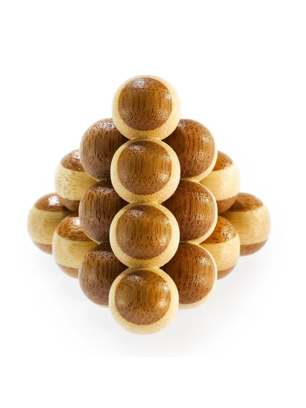 Eureka 3D Bamboo Brain Puzzle Cannon Balls 3D Puslespill