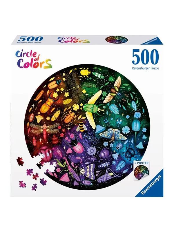 Ravensburger Jigsaw puzzle Circle of Colors Insects 500 pcs.