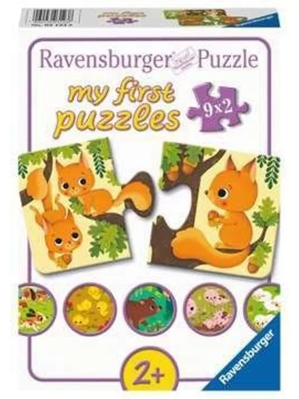 Ravensburger Animals and their Little Ones Puzzle 9x2pcs.