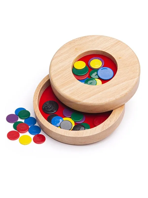 Bigjigs Tiddly Winks Wooden Flea Game