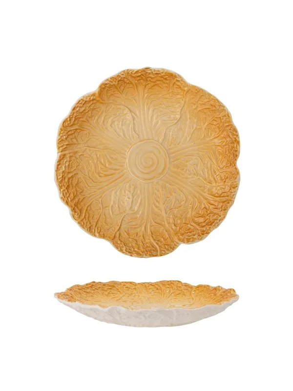 Bloomingville - Savanna Plate - Brown - Stoneware