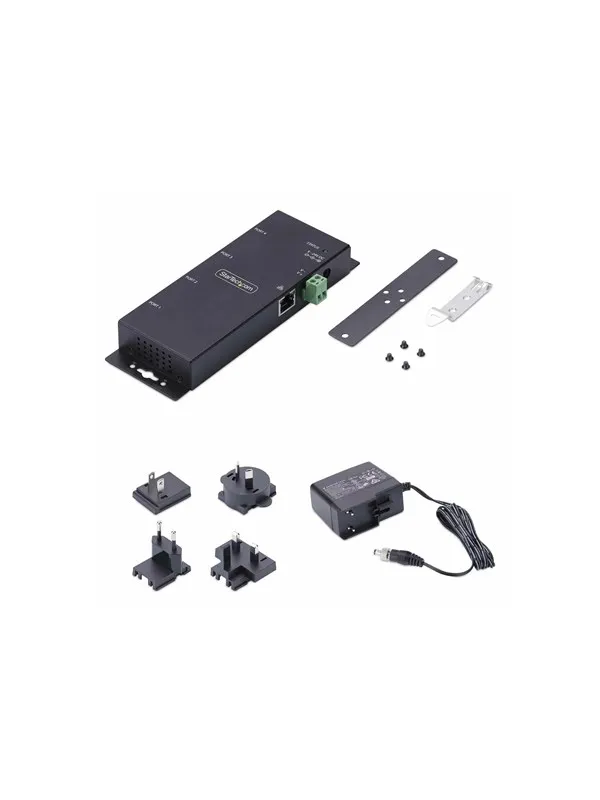 StarTech.com 4P Serial to Ethernet Adapter IP LAN to RS232 DB9 Converter - device server - TAA Compliant