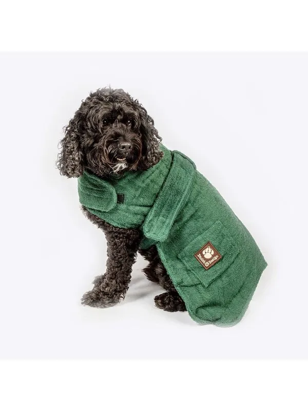 Danish Design - Hundebadekåpe grønn 60cm - (D11260)