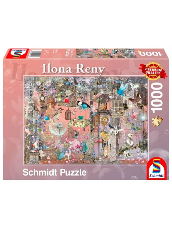 Schmidt Puzzle - Pink beauty (1000 pieces) Gulv