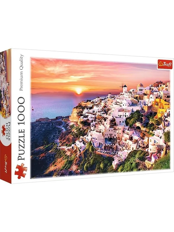 Trefl Puzzle - Sunset over Santorini (1000 pieces) Gulv