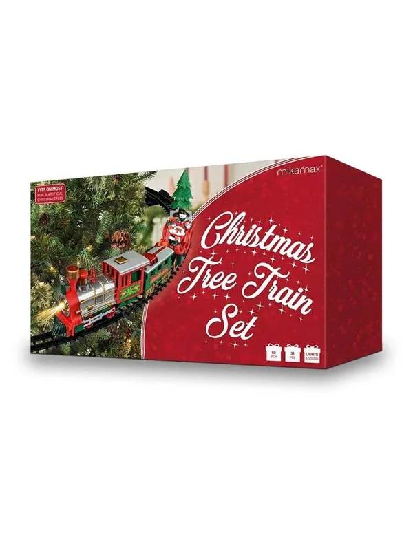 Mikamax Christmas Tree Train Set