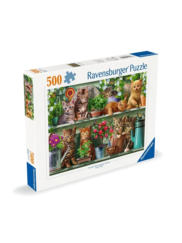 Ravensburger Cats On The Shelf 500p