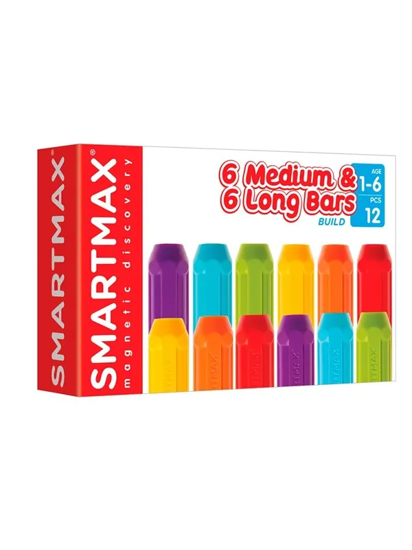 Smart Games SmartMax: XT Set - 6 Short + 6 Long Bars (Nordic)