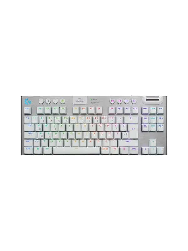 Logitech G915 X LIGHTSPEED - TKL - Tactile - 80 % (TKL) - Gamingtastatur - Engelsk (USA) - Hvit