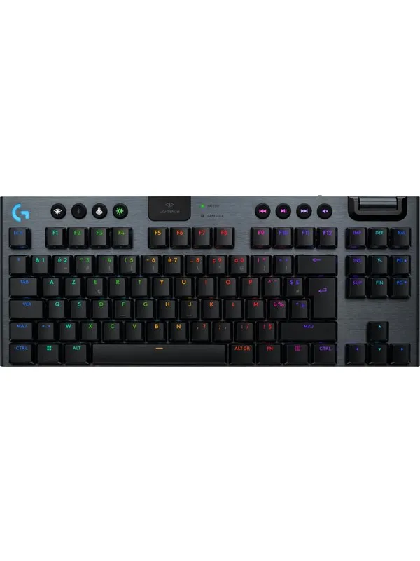 Logitech G915 X LIGHTSPEED - TKL - 80 % (TKL) - Gamingtastatur - Fransk - Svart