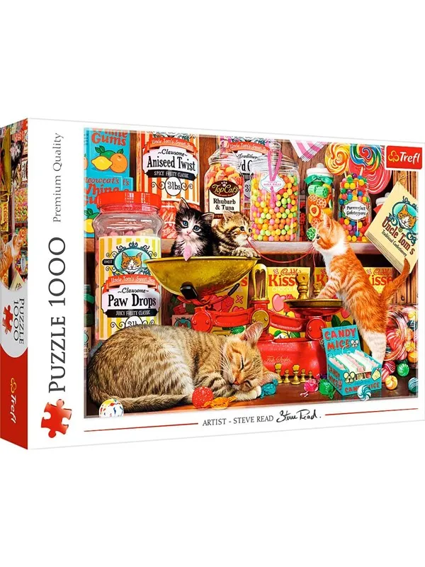 Trefl Puzzle - Cats sweets (1000 pieces) Gulv