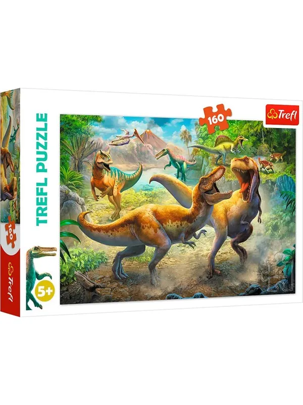 Trefl Puzzle - Fighting Tyrannosaurs (160 pieces) Gulv