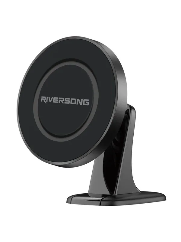 Riversong MagClip 03 Magnetic iPhone 12-15 Holder For Cars Black