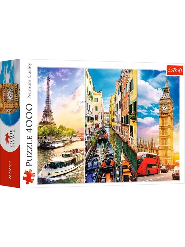 Trefl Puzzle - Trip around Europe (4000 pieces) Gulv