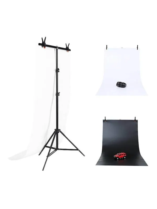 Puluz Photo studio background support 70x200cm + Backdrops 2 pcs DCA0976