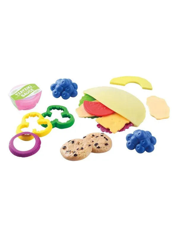PLAY Toy Food Crunchy Taco Playset 18pcs.