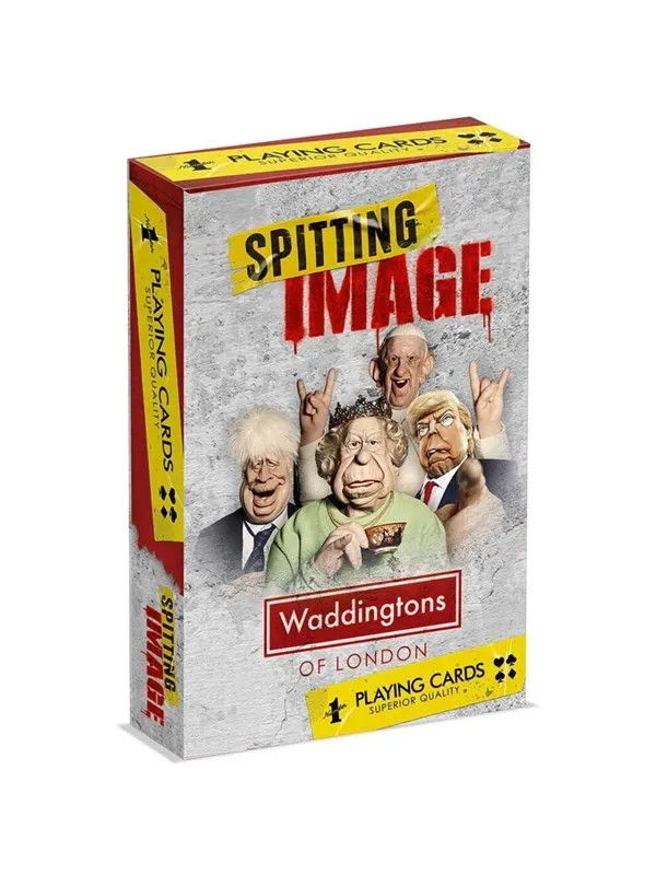 Winning Moves Spitting Image - Playing Cards