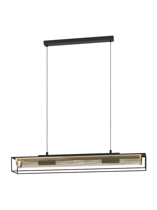 EGLO NOHALES pendant light  black/brass