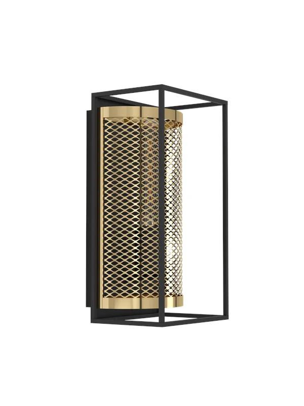 EGLO NOHALES wall lamp black/brass