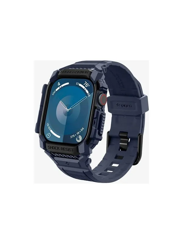 Spigen Rugged Armor Pro - navy blue - Apple Watch 11/10 46mm