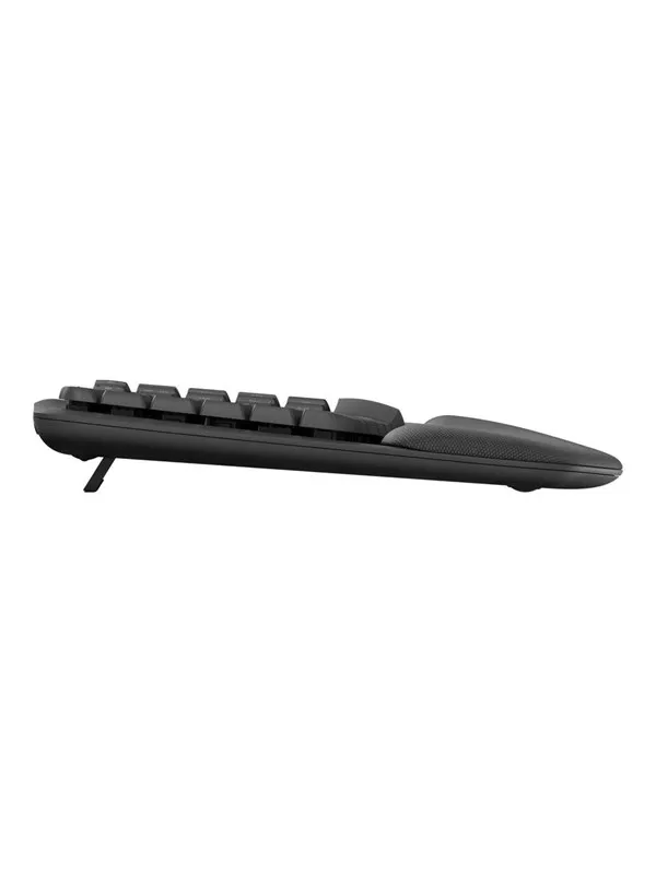 Logitech Wave Keys - keyboard - QWERTZ - German - graphite - Tastatur - Tysk - Grå