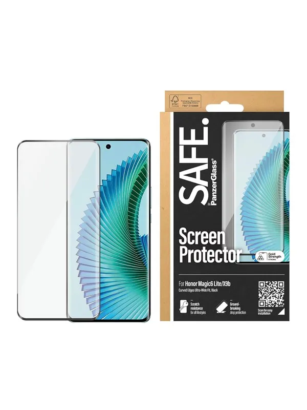 SAFE by PanzerGlass Screen Protector Magic6 Lite | Honor X9B | Ultra-Wide Fit