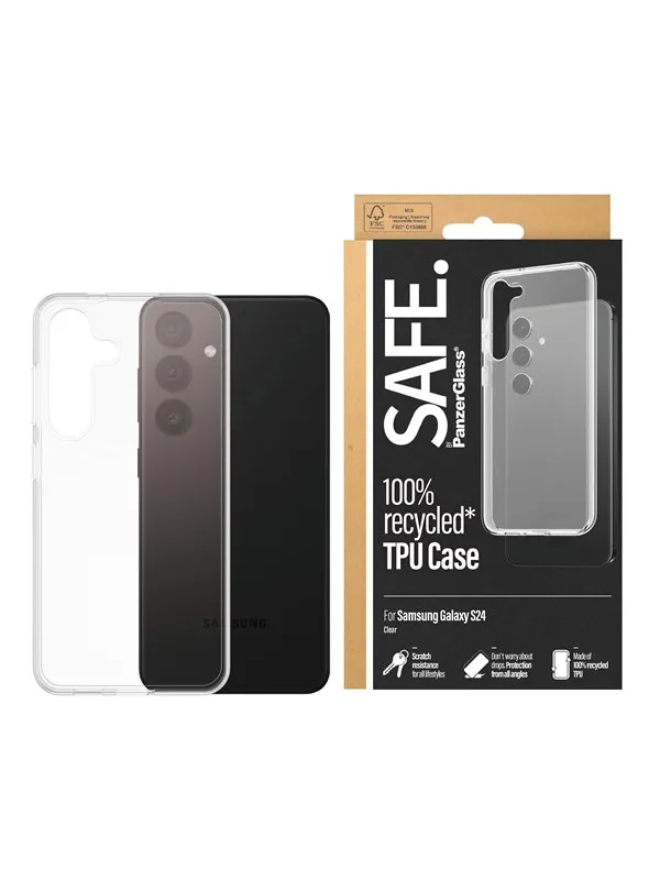 SAFE by PanzerGlass TPU Case Samsung Galaxy S24 | Transparent