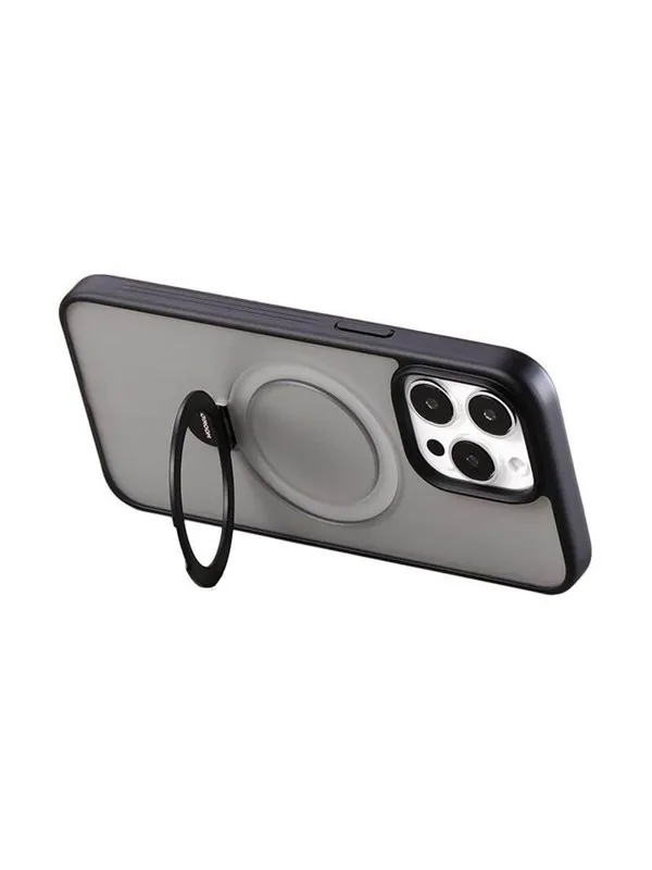 Joyroom Magnetic protective phone case JR-BP004 for iPhone 15 Pro Max (black)