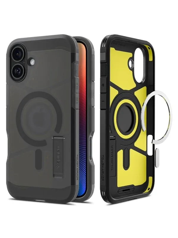 Spigen Tough Armor MagSafe - frost black - iPhone 16