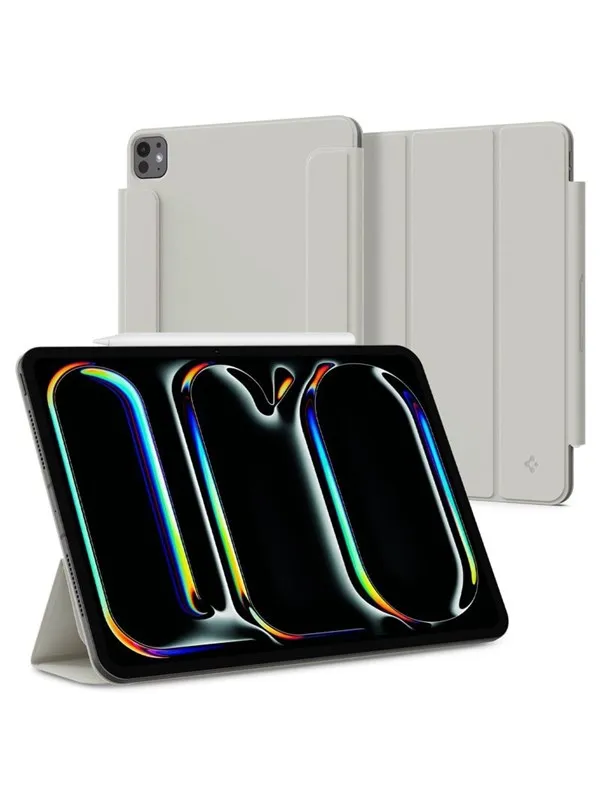 Spigen Air Skin Folio OneTap - gray - iPad Pro 11" 2024