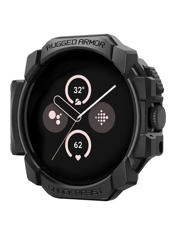 Spigen Rugged Armor - matte black - Google Pixel Watch 3/2/1 (41mm)