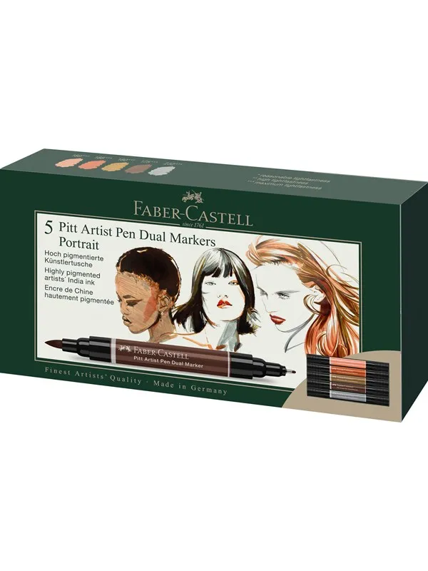 Faber-Castell India ink PAP Dual Marker 5x portrait